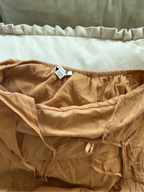 American Eagle Outfitters Rust/Tan Lightweight Dress
